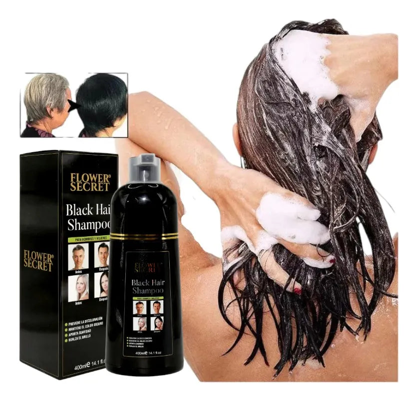 SHAMPOO PINTA CANAS FLOWER SECRET 400 ML